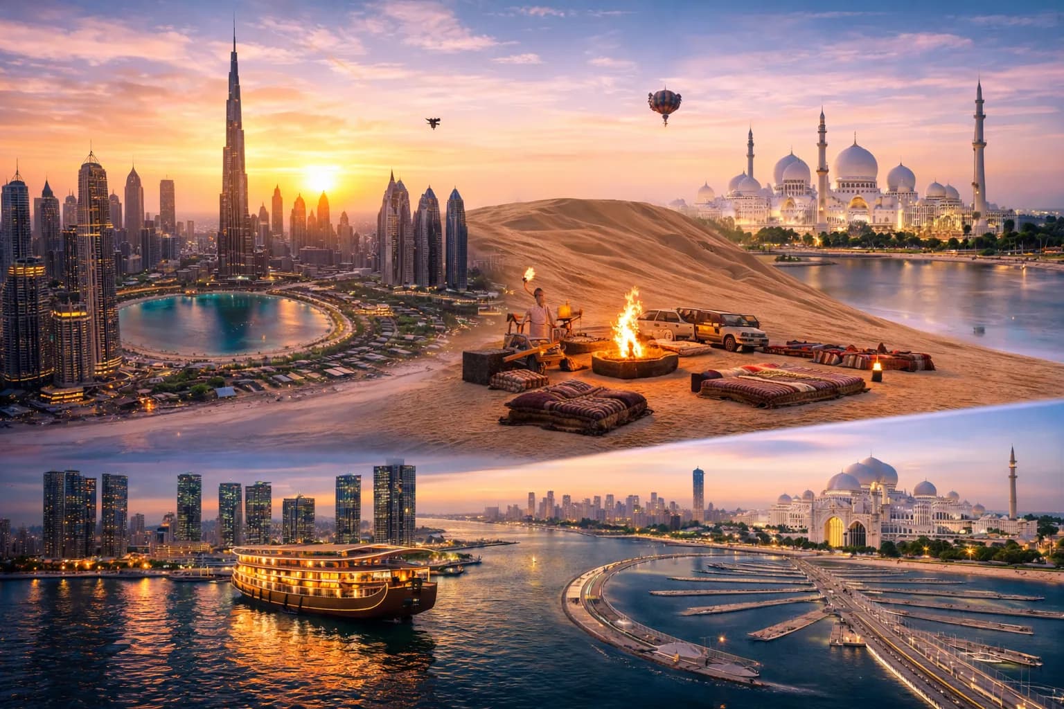 Plan turistico Dubai Solas y Solos 6 noches 7 días